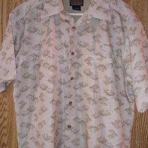 Weatherproof fishing shirt / Here fishy fishy \